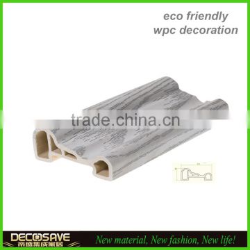 eco friendly texture wpc door frame cladding