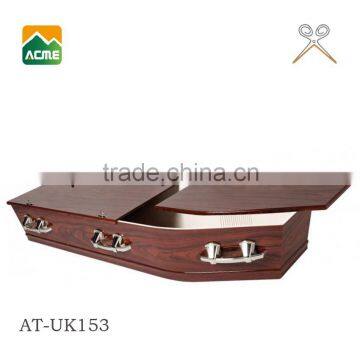 good quality adult application funeral coffin satin factory