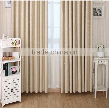 Ivory Novelty Modern printed polyester blackout curtain fabric for home decor