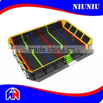 Practical trampoline bright color adult trampoline for sale