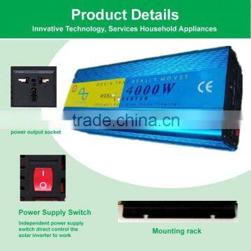 Good proce!! 4000W pure sine wave power inverter High quality DC 48V to DC 220V