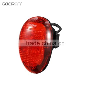 Gaciron automatically promotion silicone mounts small Led Bicycle tail light