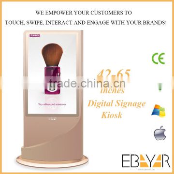 Android 42 inch floor standing lcd advertising display factory in China/ads display in shopping mall