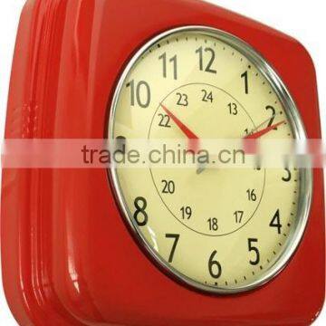 Retro Class Quartz Clock Small Antique Metal Clock For Selling