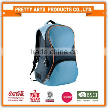 600D polyester backpack with PVC backing
