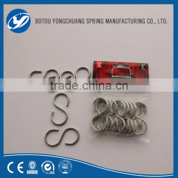 Chinese Original Steel Curtain Rod Hooks