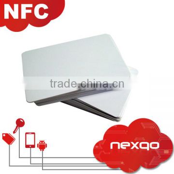 China 13.56mhz / 125khz RFID pvc blank white card manufacturer