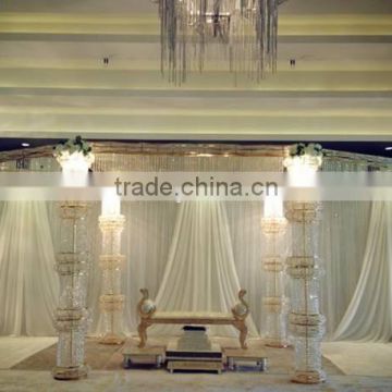 Wedding crystal Mahdi mandap stage rental