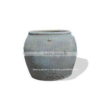 Vietnam Old stone outdoor planter, outdoor pottery