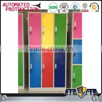 Hot selling 6 doors steel storage locker cupboard for clothes