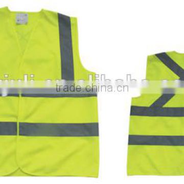 green reflective safety vest