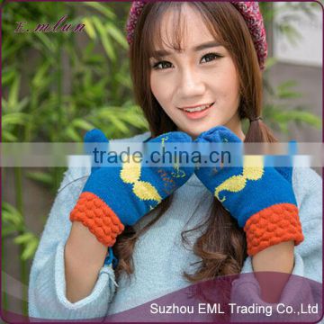 New Fashion Full Finger Ladies Crochet Two Finger Gloves