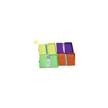 Promotional Advertising anti - break Silicone Gifts , Colored Name Card Holder