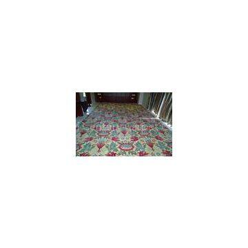 Washable 100% Nylon Cosy Home Hand Tufted Carpet , Red Green Color Handmade Rugs