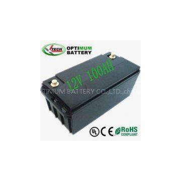 HOT PROMOTION !!! 12V 100AH Lifepo4 Rechargeable Battery For Solar Energy