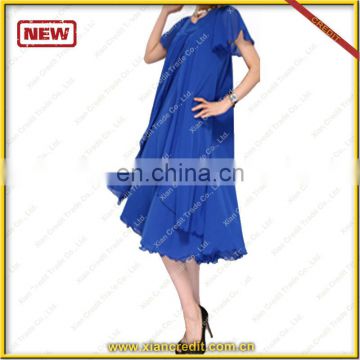 2016 hot new design lady plus size dress for summer