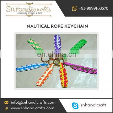 Creative Design Well Crafted Rope Keychain Available from Leading Indian Manufacturer