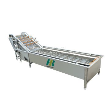 Industrial fruit and vegetable basket washing / cleaning machine