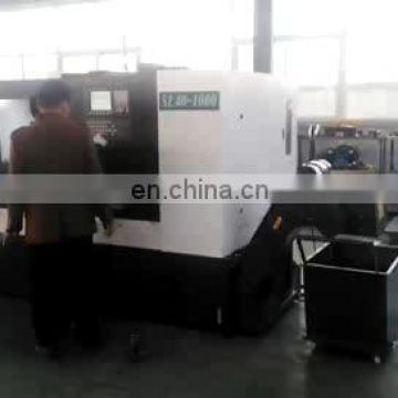 linear guide rail fanuc cnc slant bed lathe machine