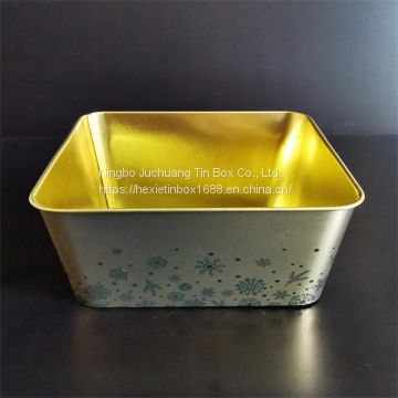 With Handle Customized Color Metal Tin Bucket White Tin Bucket