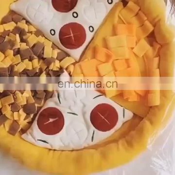Round Snack Feeding Slow Feeder Sniffing Nosework Training Pad Fun Playmat Toys Dog Snuffle Mat