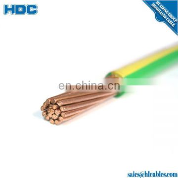 copper wire conductor PVC sheathed Y&G 50mm2 earth grounding cable