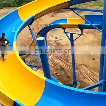 Water Park Adult Fiberglass Water Slide Splash Pad  Sri Lanka Project