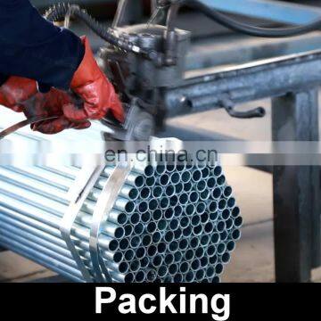 Welded Galvanized Steel Pipe Q235 Gi Scaffolding Construction Tube