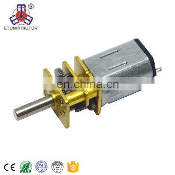 3-5V N20 micro geared motor with new type gearbox and high precision