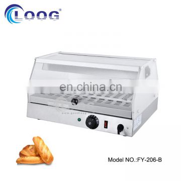 Restaurant Desktop Food Warmer Display With Light Commercial Warming showcase Stainless Steel Food Warmer