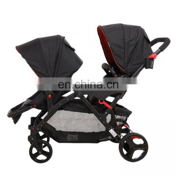 Twin stroller baby stroller double pushchair tandem twin stroller pram buggy