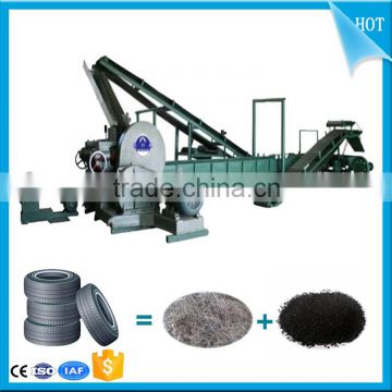 High Productivity Used tyres rubber powder product making line_Waste tire recycling machine