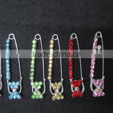 B093 muslim scarf safety pins/nickeled safety-pins/silver safety-pins