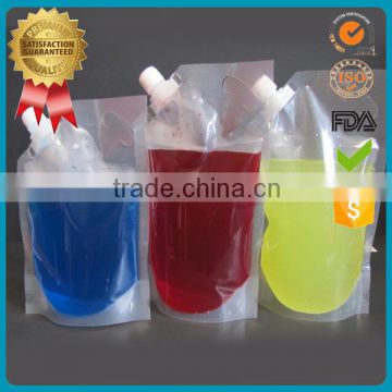 Custom logo printing clear doypack spout pouch