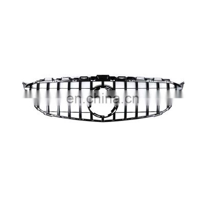 High guality car bumper grille GTR style for  benz C-class  W205  front grille