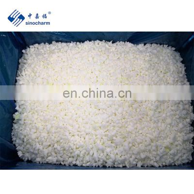 Sinocharm New Crop BRC-A approved 10*10mm IQF Diced Onion