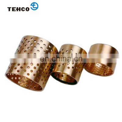 Copper Alloy Wrapped Bronze Bear Bushing DIN1494 Standard of Good Anti-fatigue and Load Capacity for Hoisting and Mining Machine