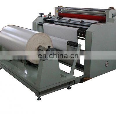 Plastic PE PP Pet PVC OPP Film Paper Roll to Sheet Cutting Machine with Slitting Function
