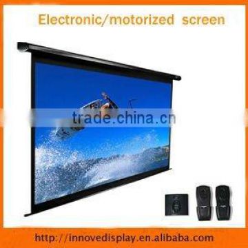 motorized screen electric screen with remote control projection screen