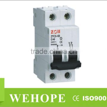 ZYC5-63 2 (DZ47-63 New Type)Miniature Circuit Breaker,mcb switch