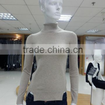 New high quality lady cardigan women's dress turtleneck design pattern fall/winter 2016 long sleeve fashion sweaters