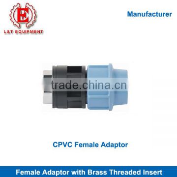 Female Adaptor with Brass Threaded Insert CPVC Pipe