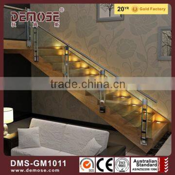 Decorative wood railing guardrail