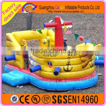 Factory direct sale inflatable priate ship, inflatable bouncer for sale