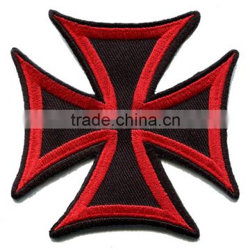 iron on embroidery cross patches