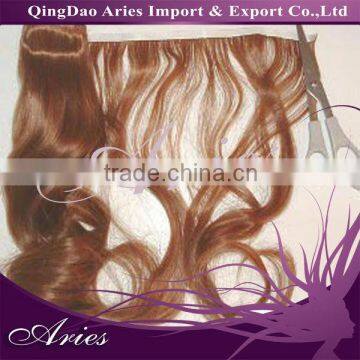 best quality body wave brazilian remy hair skin weft hair