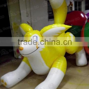 Good quality lovely animal toys inflatable fox for sale