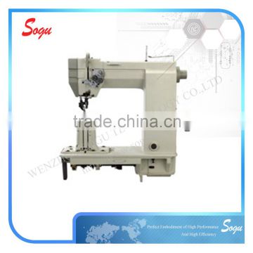 Xs0319 Double Needle Driven Roller Presser Post-bed Lockstitch Jack Sewing Machine