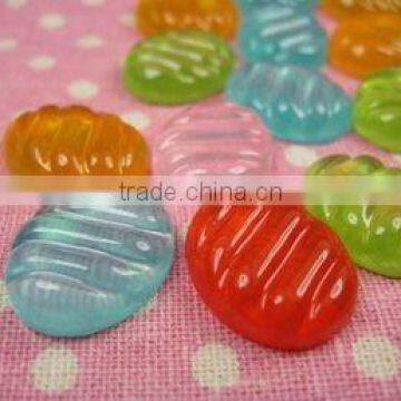 Kawaii 3d flatback jelly resin food,resin mobile phone decorations,resin charms