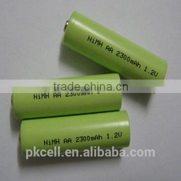 1.2v aa ni-mh rechargeable battery 2300mah with industrial packaging